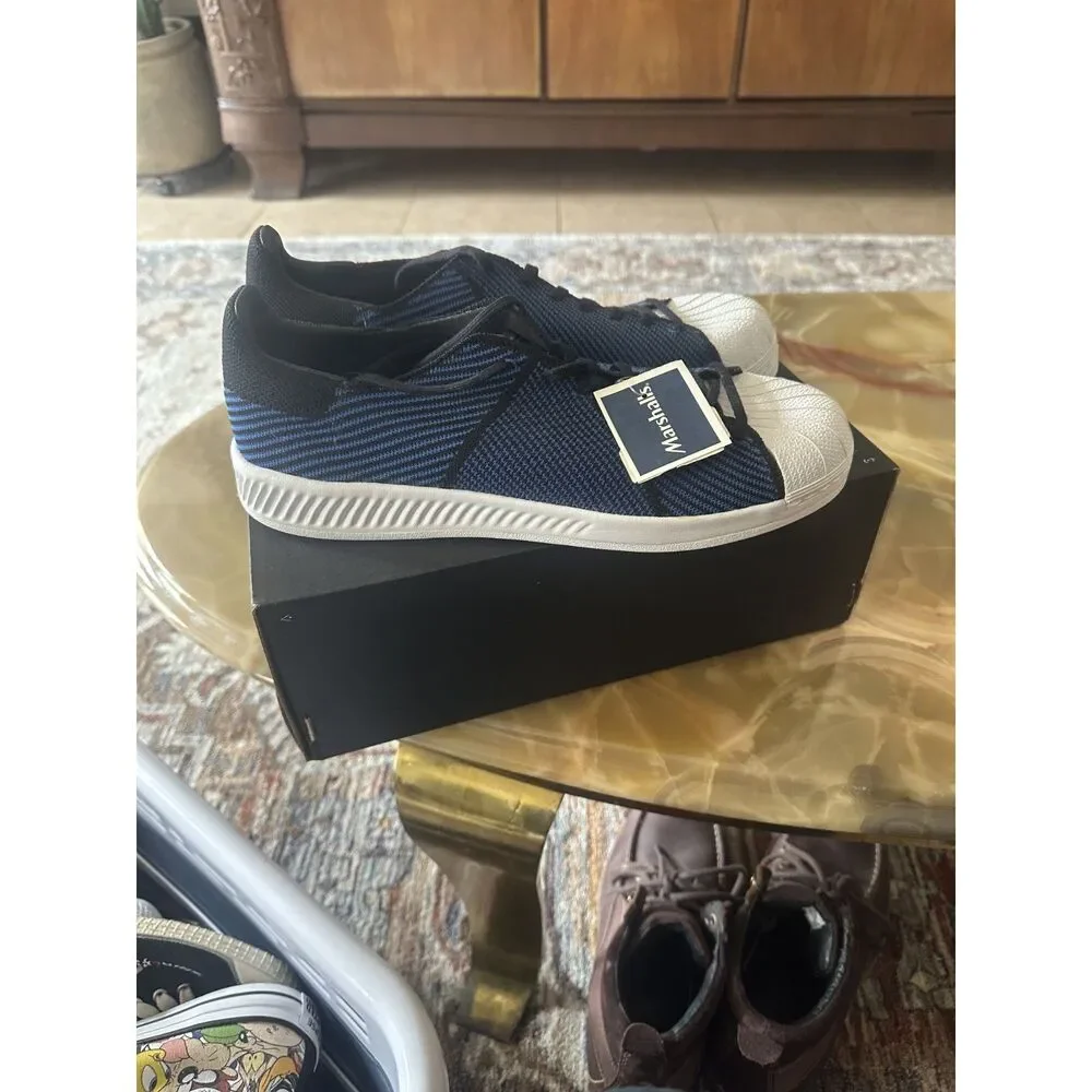adidas Originals Superstar Bounce Primeknit Deep Blue Black Men's Size 11 NWT